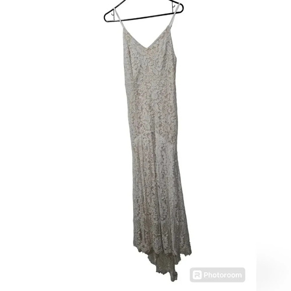 Lulus Flynn White Lace Maxi Dress Size Small - Picture 3 of 9